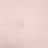 Pink Sackcloth Modular Sectional Wedge with Adjustable Backrest and Lounge Seat