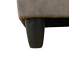 Brown 3-Piece Pineapple Velvet Sectional Sofa with Right-Facing Chaise