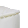 White Microfiber Sectional Sofa with Supportive Seat Cushioning and Padded Back