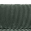 Green 5-Piece Corduroy Modular Sectional Sofa with Double Ottomans and Ottomans