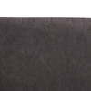 Brown 2-Piece Flannel Modular Loveseat with Double Track Arms and Nailhead Trim