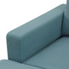 Lake Green 2-Piece Calico Sectional Sofa with Right-Facing Chaise and Track Arms