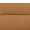 Light Brown 6-Piece Breathable Leather Power Reclining Corner Sectional