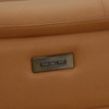 Light Brown 6-Piece Breathable Leather Power Reclining Corner Sectional