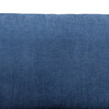 Blue 8-Piece Flannel Modular U-Shaped Sectional Sofa with Dual Chaise Ottomans