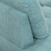Water Green 3-Piece Flannel Sectional Sofa with Left-Facing Chaise and Lift-Top