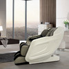 A22 White and Gray Full-Body Massage Chair with Coordinated Lower Section
