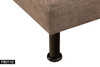 Taupe Linen Convertible Sleeper Sofa with Adjustable Construction and Cushioning