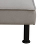 Gray Calico Convertible Sleeper Sofa with Adjustable Construction and Cushioning