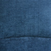 Light Blue 3-Piece Fluffy Fabric Reclining Living Room Set with Cup Holder