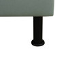 Lake-green Calico Convertible Sleeper Sofa with Adjustable Construction