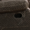 Dark Brown 3-Piece Microfiber Reclining Living Room Set with Sofa Loveseat