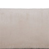 Beige 3-Piece Corduroy Modular Sofa with Double Track Arms and Deep Cushions