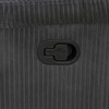 Dark Gray Flannel 3-seat Reclining Sofa with Comfortably Shaped Arms and Support