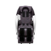 A15S White and Purple Full-Body Electric Massage Chair with High Back Profile