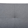 Gray Linen Convertible Sleeper Sofa with Adjustable Construction and Cushioning