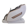 A21 White Full-Body Massage Chair with Coordinated Lower Section and Seat Arm
