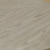 Walnut MDF and Oak Round Side Table with Lower Shelf and Integrated Drawer Shelf