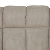 Beige 3-Piece Corduroy Reclining Living Room Set with Sofa Loveseat and Chair