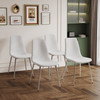 Modern Velvet Upholstered Dining Chair Set of 4