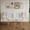 Modern Velvet Upholstered Dining Chair Set of 4