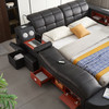 White Leather Upholstered King Storage Bed