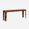 Audin 84-Inch Console Table - Natural Banana Bark