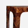 Audin 84-Inch Console Table - Natural Banana Bark