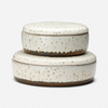 Caroline 26-Piece Box Set - White and Rustic Bronze Earthenware - Set Of