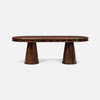 Holland 108-Inch Extension Dining Table - Burnt Umber Walnut