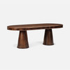 Holland 108-Inch Extension Dining Table - Burnt Umber Walnut