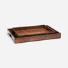 Della 216-Piece Tray Set - Burnt Sienna Lacquered Eggshell - Set Of