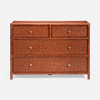Morel 48-Inch Dresser - Red Tortoise Rattan