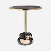 Aspen 20-Inch Accent Table - Dark Mix Petrified Wood