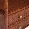 Morel 30-Inch Nightstand - Red Tortoise Rattan