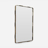 Colsen 26-Inch Mirror - Antiqued Brass Hand Hammered Iron
