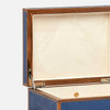 Cooper 29-Piece Box Set - Navy Realistic Faux Shagreen and Walnut Veneer - Set Of