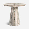 Novak 32-Inch Entry Table - Light Teal and Off-White Reconstituted Veneer