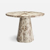 Novak 42-Inch Entry Table - Maple Birdseye Burl Veneer