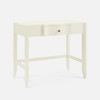 Essery Desk - Pristine Faux Raffia (36 x 20 x 31 Inches)