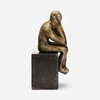 Matson Decorative Object - Antiqued Brass Cast Aluminum and Antiqued Black Cast Iron
