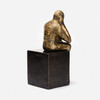 Matson Decorative Object - Antiqued Brass Cast Aluminum and Antiqued Black Cast Iron