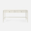 Essery Desk - Pristine Faux Raffia (64 x 30 x 31 Inches)