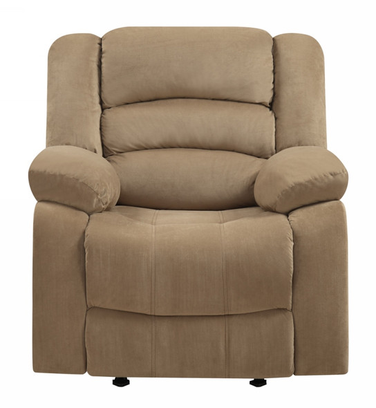 40" Contemporary Beige Fabric Chair