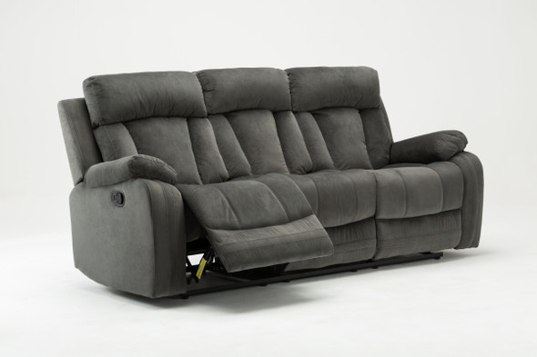 40" Modern Grey Fabric Sofa