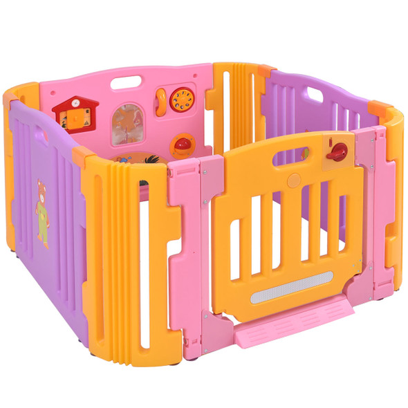 4 Panels Safety Baby Center Playpen