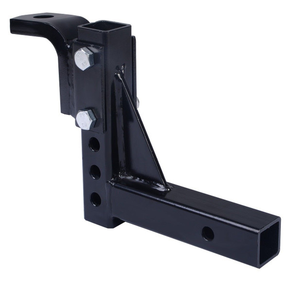 10 Adjustable Trailer Drop Hitch Ball Mount for 2 Receiver Truck RV