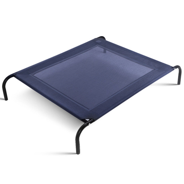 Large Indoor Outdoor Camping Steel Frame Elevated Pet Cot Mat