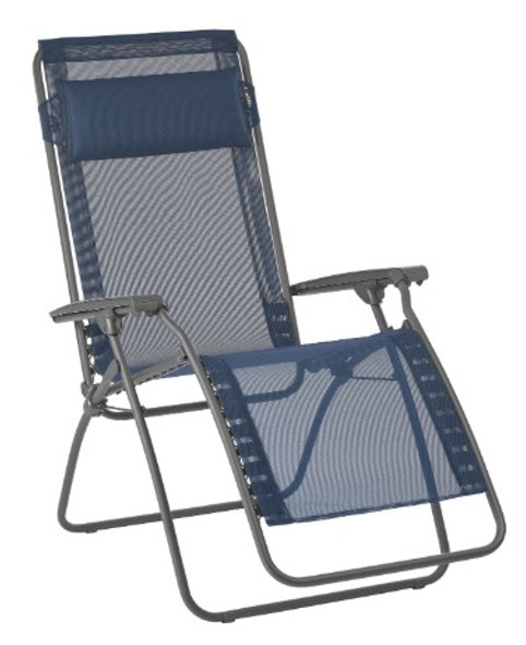 26.8'' X 64.2'' X 44.9'' Ocean Powder Coated Multi-Position Folding Recliner