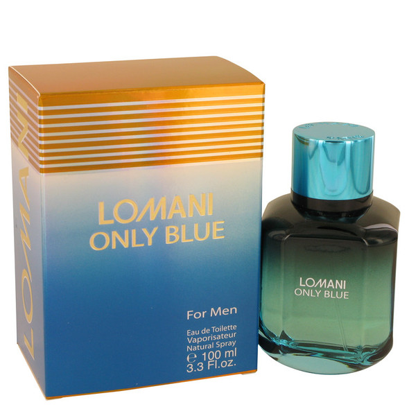 Lomani Only Blue by Lomani Eau De Toilette Spray 3.3 oz for Men